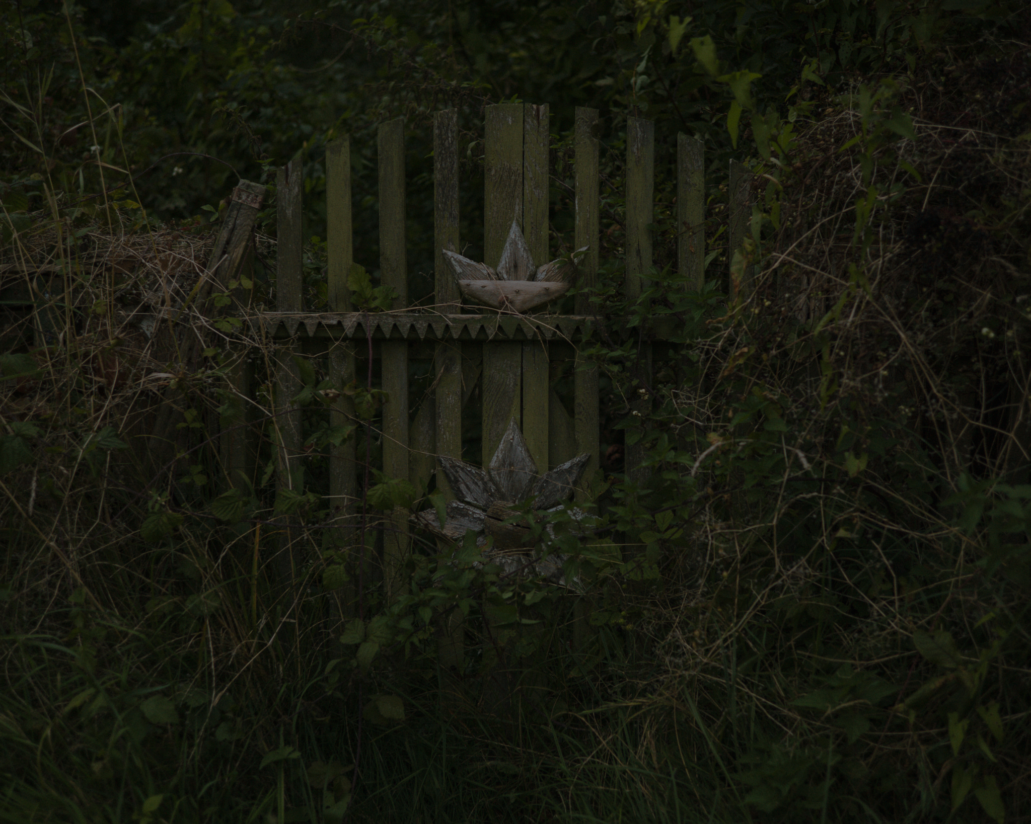 An old gate in the village of Rybachy.
